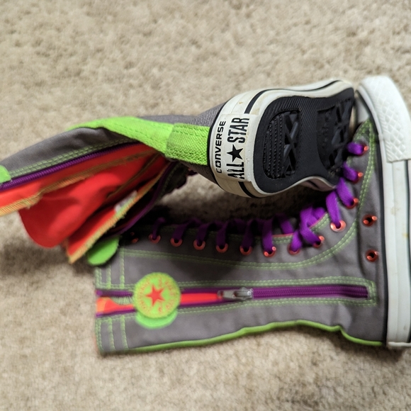 Converse All Star Chuck Taylors Knee High Sneakers - Picture 2 of 3